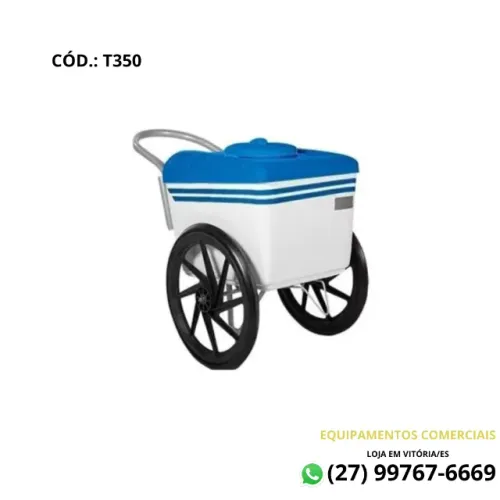 Carrinho de Sorvete e Picolés 60 Litros T350 Thermototal