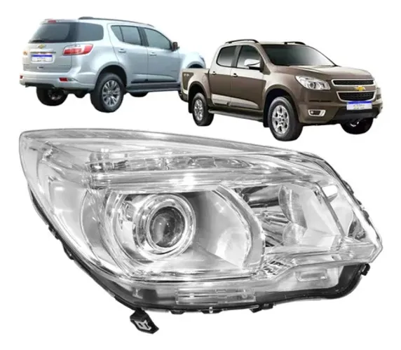 Farol Gm S10 Trailblazer 2012 2013 2014 2015 2016 L.d Novo 