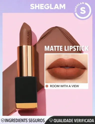 Batom Matte sheglam nude intenso 