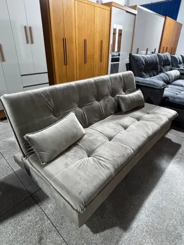 Sofá cama a pronta entrega 12x sem juros 