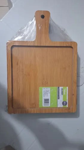 Tábua de corte em MDF com cabo