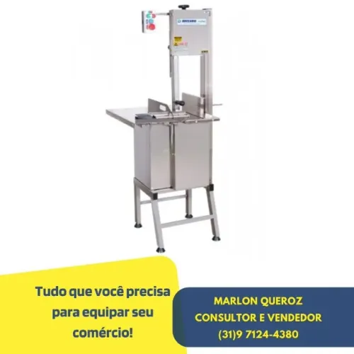 Serra Fita Beccaro Inox com Pé 2,55M
