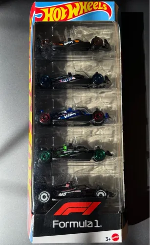 Hot Wheels Formula 1 - Kit com 5 Carrinhos