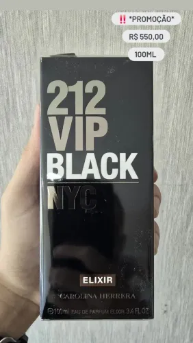 212 vip black elixir 100ml