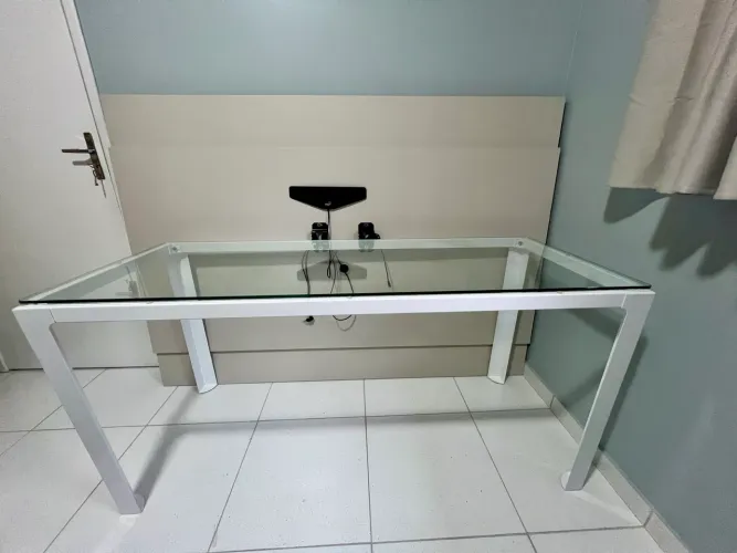 Mesa Ferro e Vidro Nova Alta Qualidade 