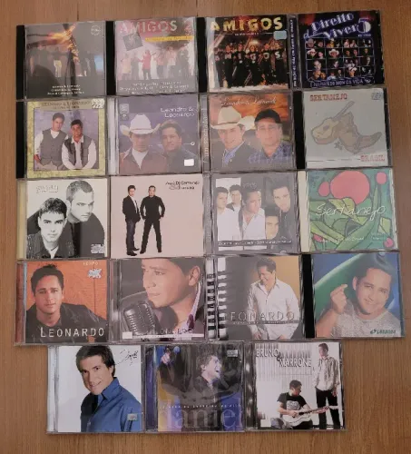 Combo C/ 19 CD'S SERTANEJOS - Amigos, Leandro/Leonardo, Zezé di Camargo, Daniel...