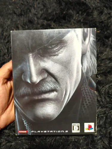 Box PS3 metal gear solid 4 japonês 