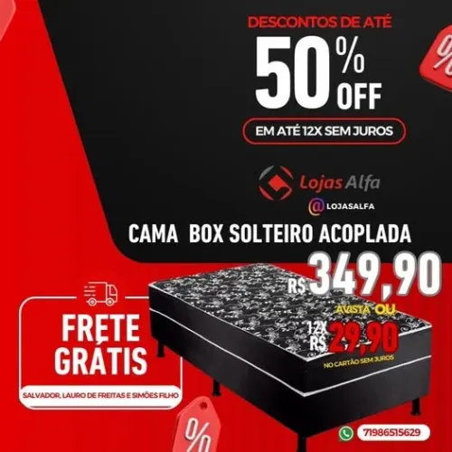 Cama Solteiro Confort
