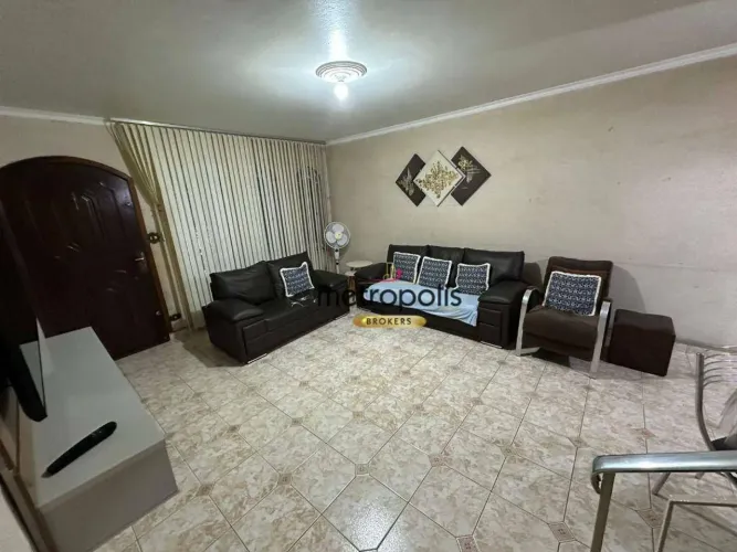 Sobrado com 4 dormitórios à venda, 138 m² por R$ 820.000,00 - Nova Gerti - São Caetano do