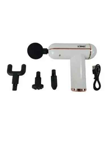 Massageador Elétrico Muscular Profissional Lelong Le765 Cor Branco-Loja Natan Informática