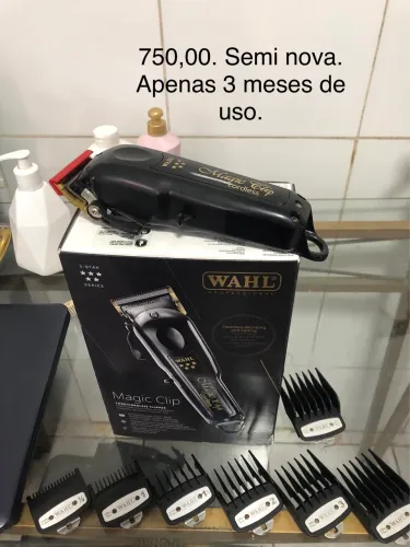Máquina de cabelo whal/Gaveteiro/cadeira reclinável.