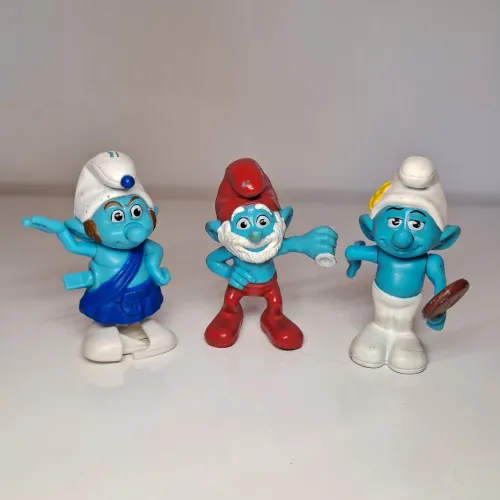 Smurfs - Kit com 03 Colecionáveis 