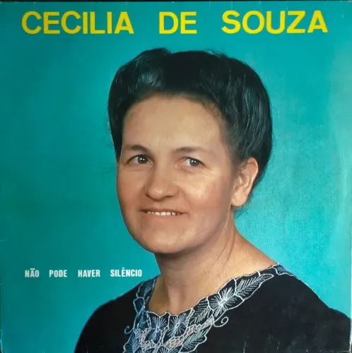 Lp Disco de Vinil Gospel Evangélico Cecília De Souza - Não Pode Haver Silêncio - raro