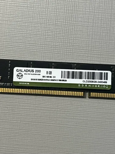 Memória RAM 8GB DDR3 1600MHz - TGT Galadius 200 (Para PC / Desktop)