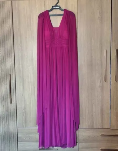 Vestido fúcsia madrinha de casamento