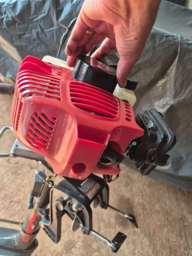Motor Rabeta Kawashima KM2T 2HP 52cc Popa Gasolina - Semi Nova