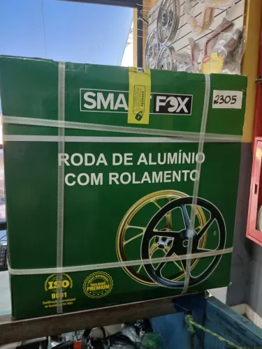  Par de Roda de alumínio com rolamento da bros 150
