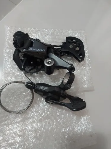 Câmbio + Trocador SHIMANO DEORE XT 12V semi-novo