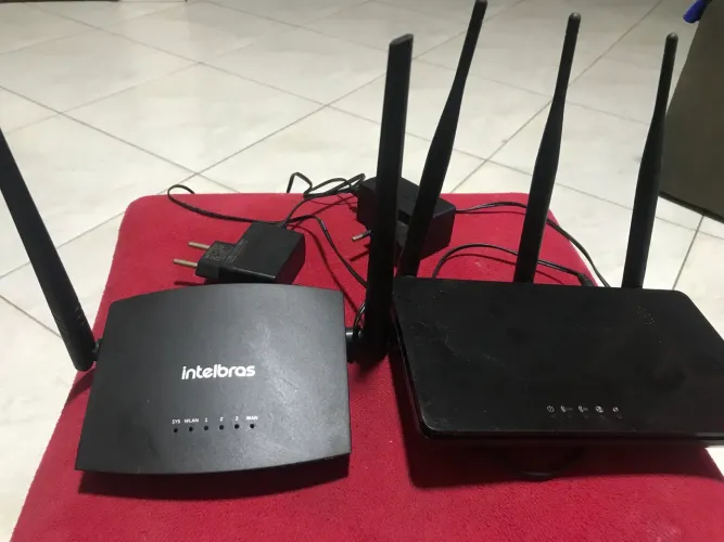2 roteadores - Com 2 e 3 Antenas