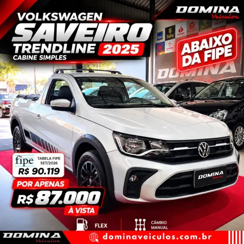 Volkswagen Saveiro Trendline 1.6 Total Flex 16V 2025