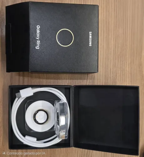 Vendo Galaxy ring - anel inteligente sem uso na caixa, com NF e na garantia - SO VENDA