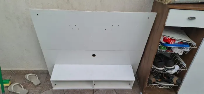 Painel de tv branco para tv até 40 polegadas