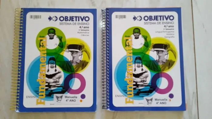 Apostilas Objetivo do 4°ano fundamental I, primeiro bimestre
