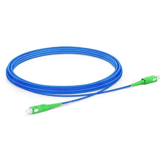 Cordão Óptico Simplex Monomodo SC-APC / SC-APC 2,5m - Novo