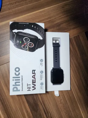 Smartwatch Philco PSW01P Hit Wear Preto - Completo na Caixa (Usado)