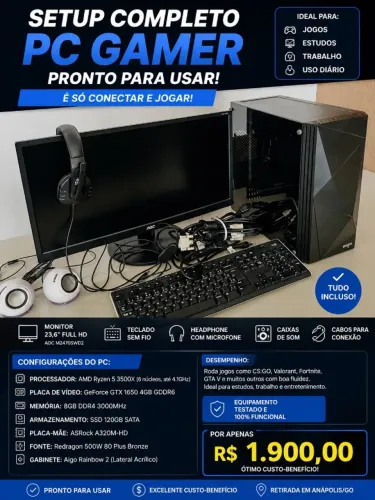 Setup - Computador Gamer