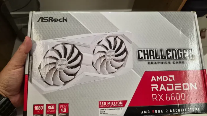 Rx 6600 Asrock 8gb garantia até novembro