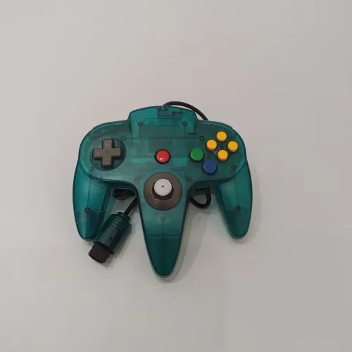 Vendo Controle Original Nintendo 64 Transparente Turquesa Semi novo