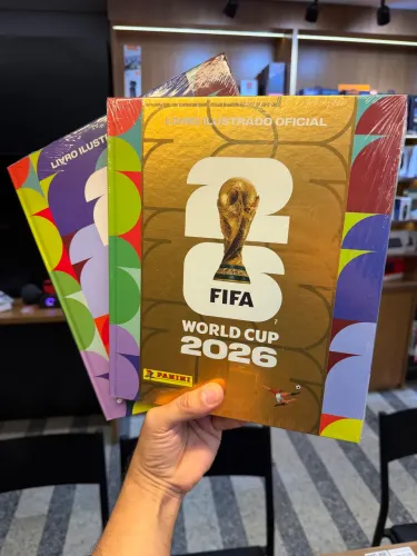 Álbum Capa Dura Ouro Copa Do Mundo FIFA 2026 Original Panini