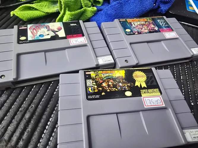 Donde Kong 1 e 2 e Michael Jordan snes original