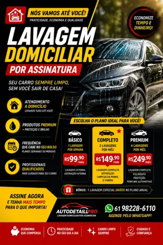 LAVAGEM Á DOMICÍLIO