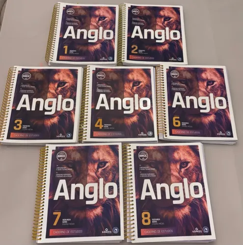 Lote 7 Apostilas Anglo Linguagens E Ciências Humanas Ensino Médio BNCC