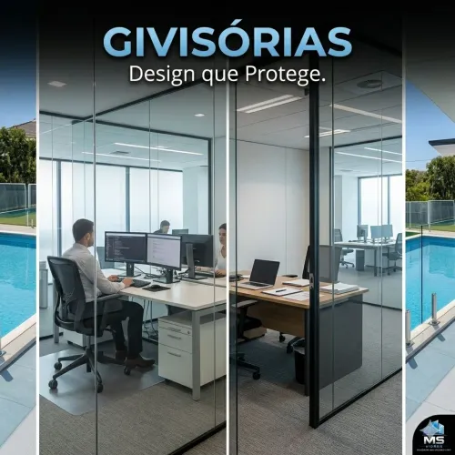 Divisórias em vidros