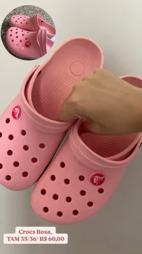 Crocs Rosa, TAM 34/36