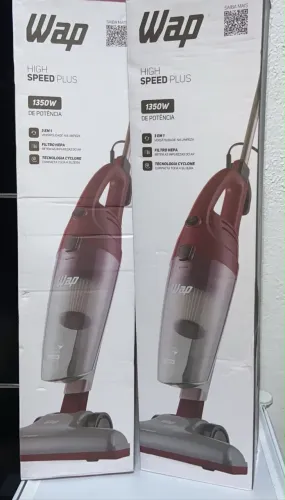 Aspirador Vertical WAP High Speed Plus 3 em 1 - Potência e Praticidade na Limpeza Diária