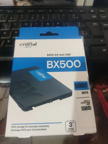 SSD Crucial BX500 500gb (lacrado)