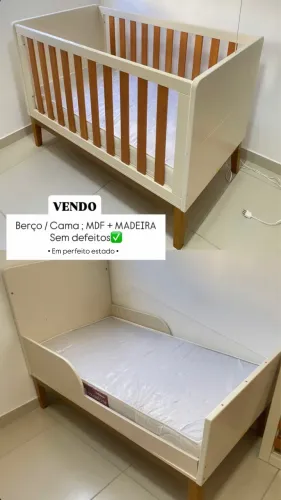 Berço/Cama + Colchão