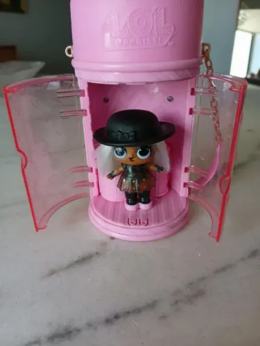 Brinquedo Boneca LOL com cabelo