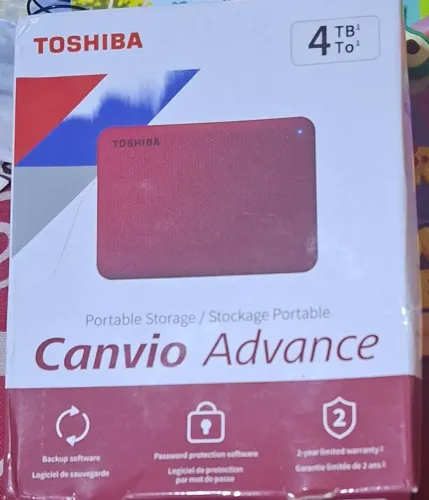 HD externo 4TB Toshiba Novo na caixa com nf