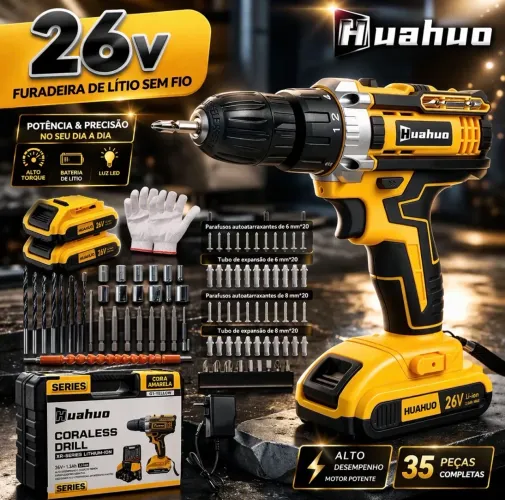 Parafusadeira 26v Profissional- Promoção