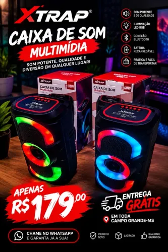 CAIXA DE SOM NOVA