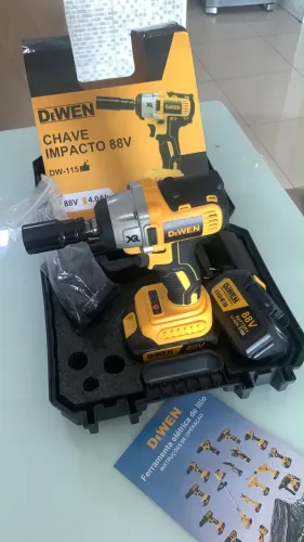 Chave Impacto Dewen Tira Pneu de Carro Potente