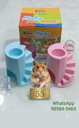 ninho para hamster 3 em 1