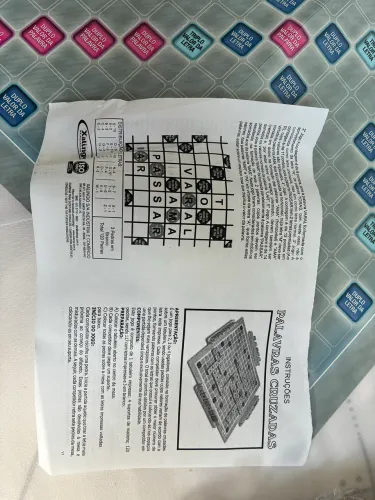 Jogo palavra cruzada