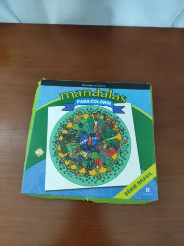 Livro mandalas para colorir novo com temas da série Brasil de marinice valletta