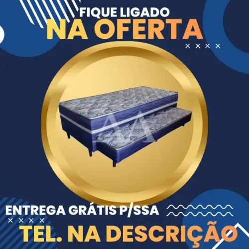 Cama Box Solteiro com Auxiliar Entrega Hoje Grátis para Salvador / Pague ao Receber
